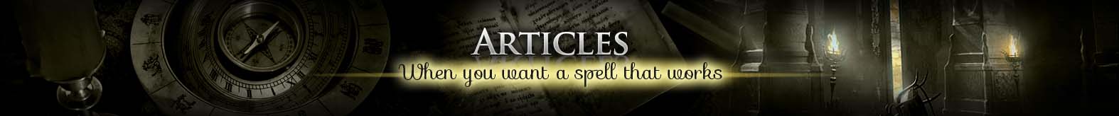 Witchcraft Articles
